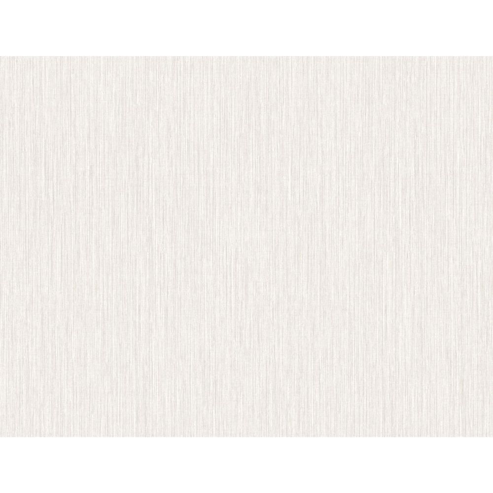 Seabrook Wallpaper TS80905 Vertical Stria in Oyster & Metallic Silver